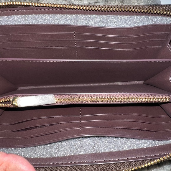 Coach cosmic long wallet with strap. - Picture 7 of 10